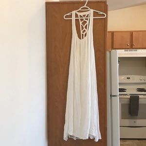 White billabong beach dress